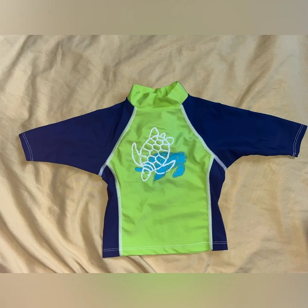 Lots of 2 Flap Happy Kids UV 50 Graphic Rash Guard Swim Top Size 2